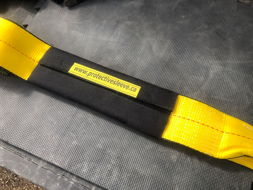 Strap save on truck load strap